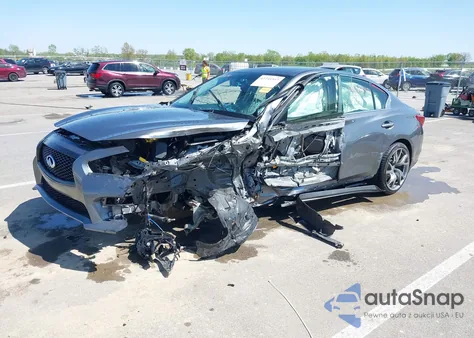 2015 Infiniti Q50 Premium from USA, damaged, VIN JN1BV7AR4FM420915